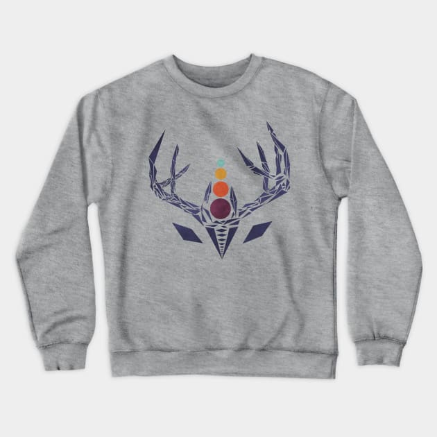 Vector Deer Crewneck Sweatshirt by krikogo